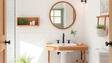 Charming Ideas for Transforming Your Small Bathroom with Farmhouse Decor