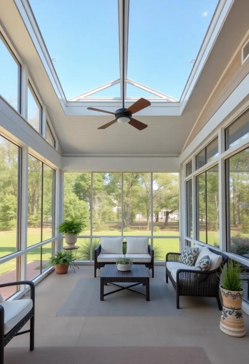 Elevate Your Outdoors: The Allure of High Ceilings in Screened Porches