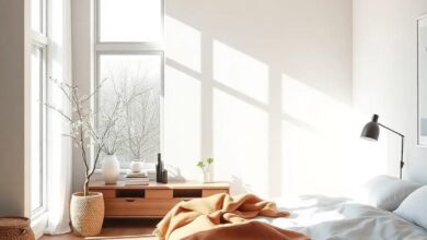 Embracing Tranquility: Designing a Scandinavian Bedroom Bathed in Natural Light