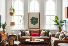 Embrace Eclectic Elegance: Crafting a Bohemian Living Room with Vintage Treasures