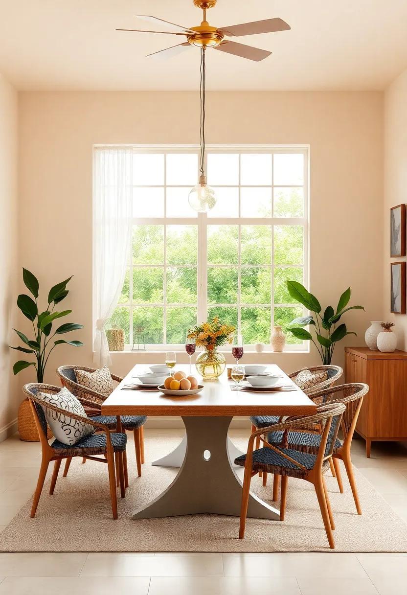 Embracing Warmth: Transform Your Dining Room into a Summer Oasis of Style and Comfort