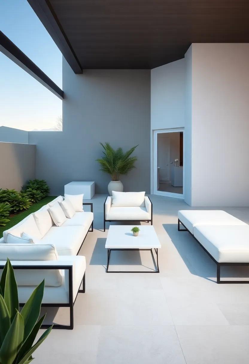 Embracing Serenity: Designing Minimalist Outdoor Spaces with Sleek Furniture Elegance