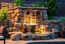 Transform Your Outdoor Space: The Allure of Cascading Rock Wall Water Features for Patios