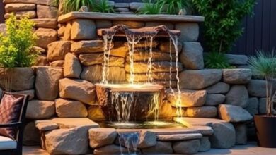 Transform Your Outdoor Space: The Allure of Cascading Rock Wall Water Features for Patios