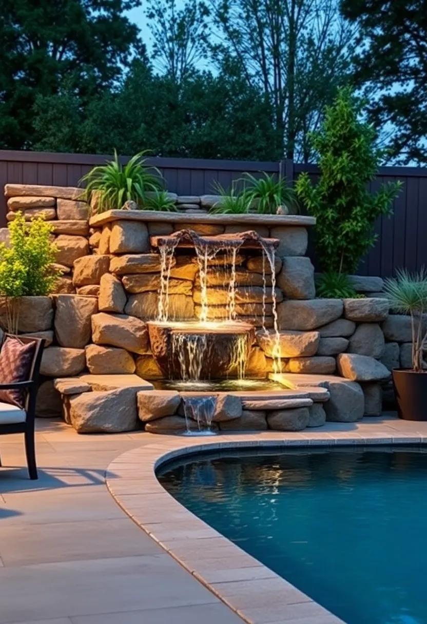 Transform Your Outdoor Space: The Allure of Cascading Rock Wall Water Features for Patios