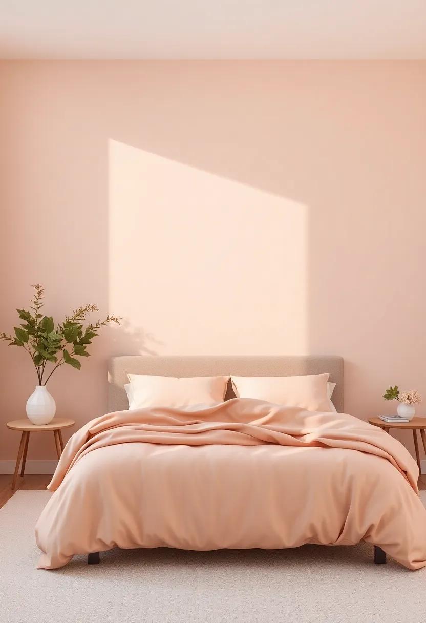 Embracing Serenity with Soft Blush and Warm ⁣Cream‌ Combinations