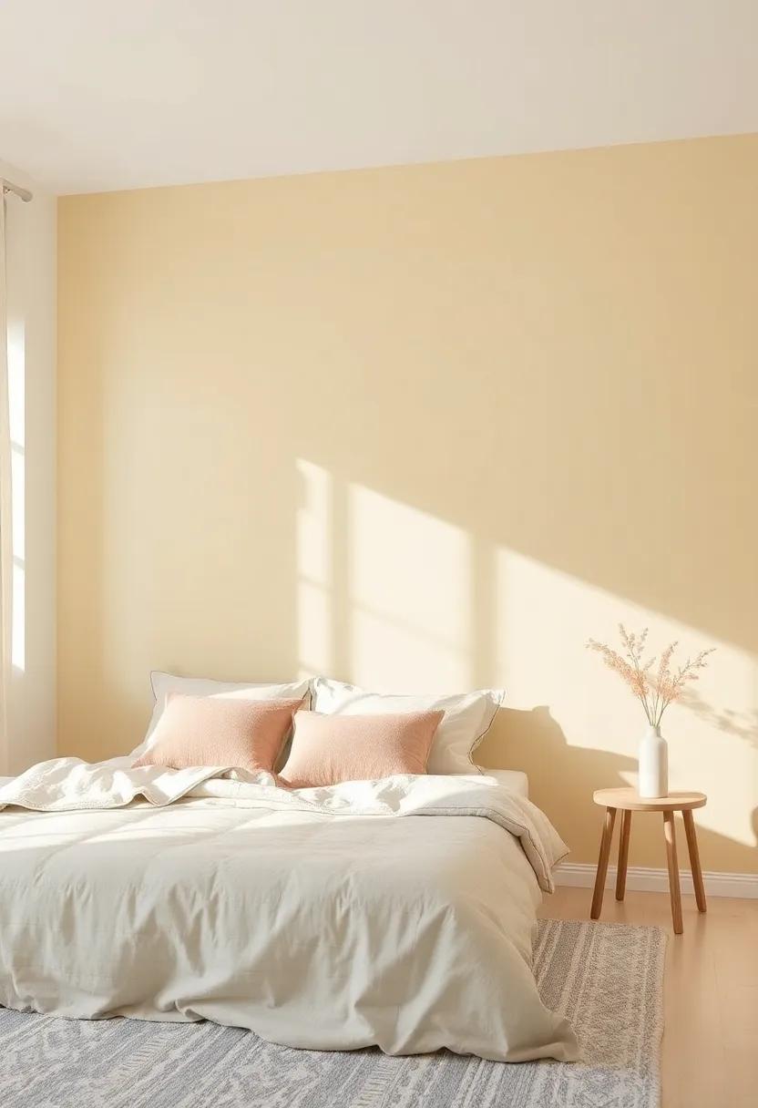 Sunkissed Ambiance with pale Yellow and Light Gray Perfect for nurturing Spaces