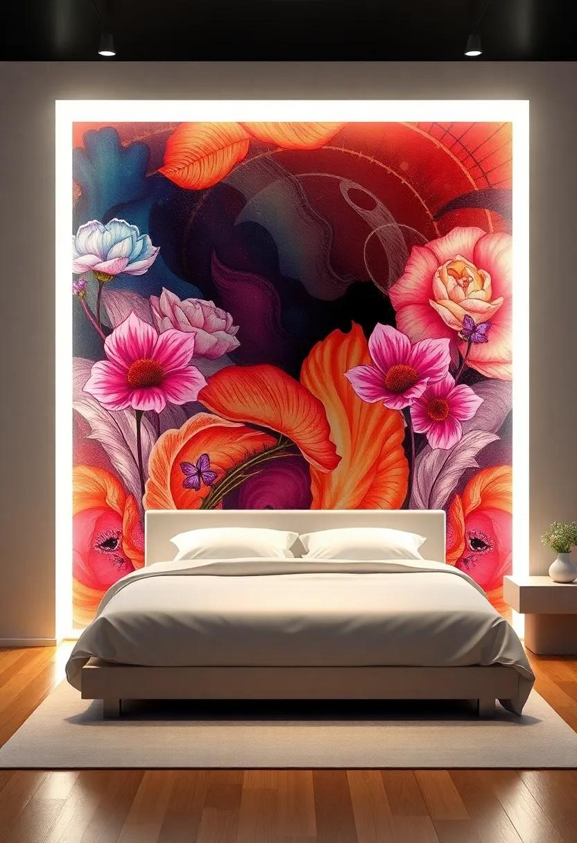 Artistic murals: How Vibrant Wall⁣ Art Can Enhance Lighting effects