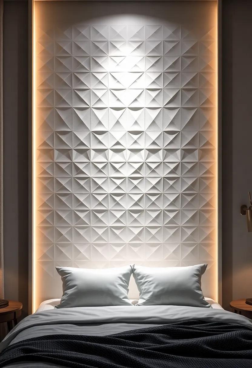 Geometric Patterns: Using Light⁢ to Highlight Tactile Wall Textures