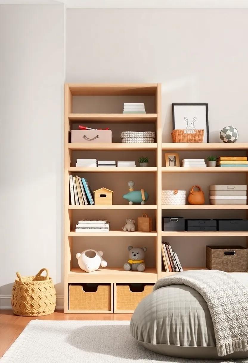 the​ Allure of‌ Open⁤ Shelving: ⁤An ​Organized Play Space at Your Fingertips