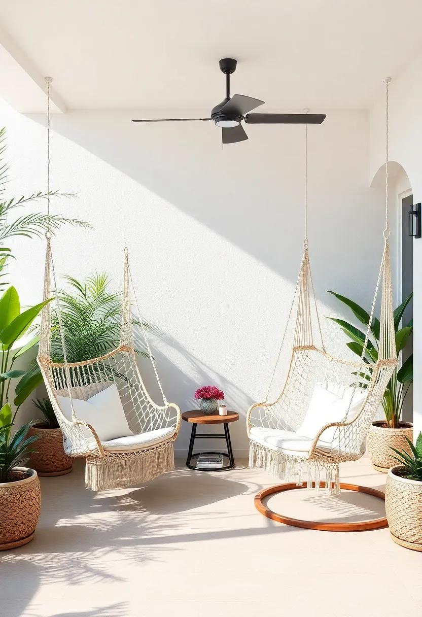 Create‌ a Relaxing Nook with Hammocks and‌ Swing‌ Chairs