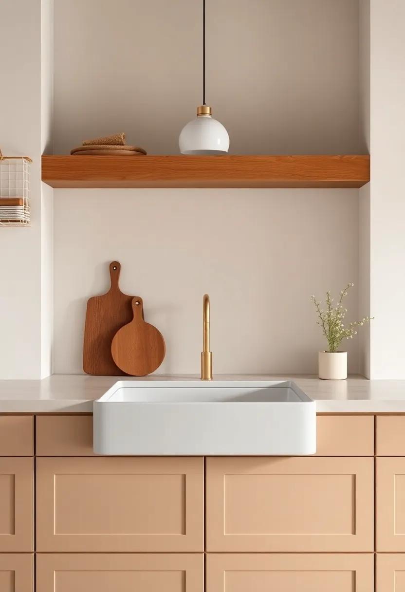 The Warmth of ⁤Natural Materials in Farmhouse Sinks