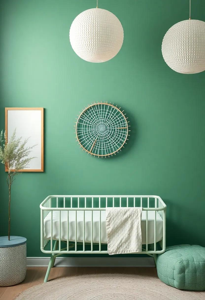 Charming Dusty Green‍ Paint Palettes for a Serene Nursery Feel