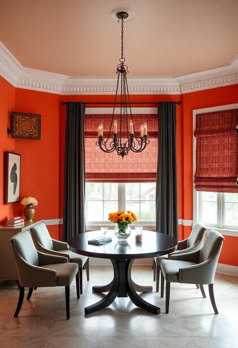 window Treatments Adding Drama and⁤ Color to Enhance​ Your Dining Ambiance