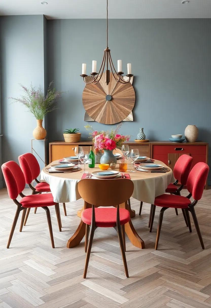 A harmonious Blend: Enriching Your Dining Room with Colorful Details