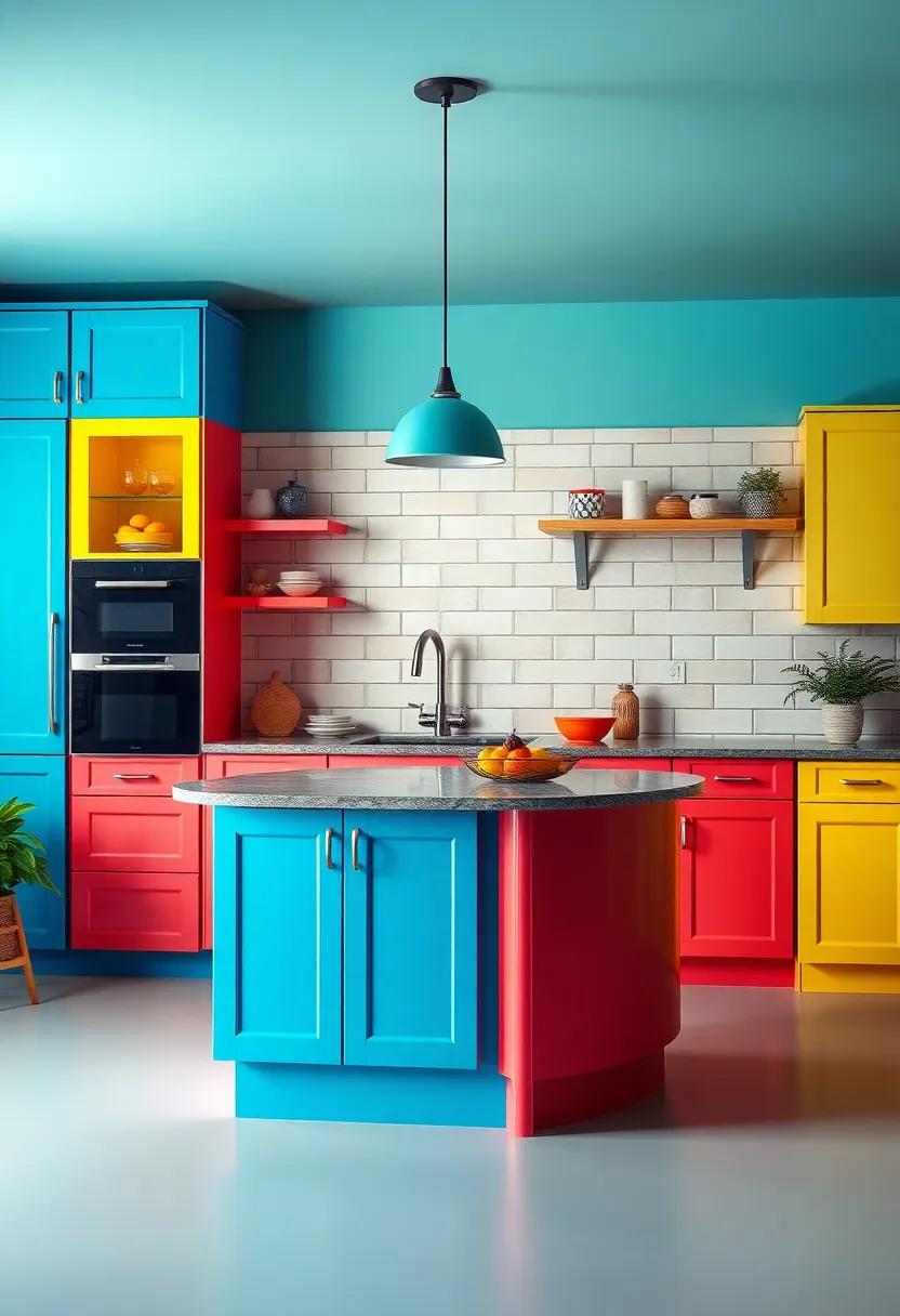 Diving into Artistic⁤ Expressions: ‍Unique⁢ Color ‌Combinations for⁤ Kitchen ⁤Cabinets