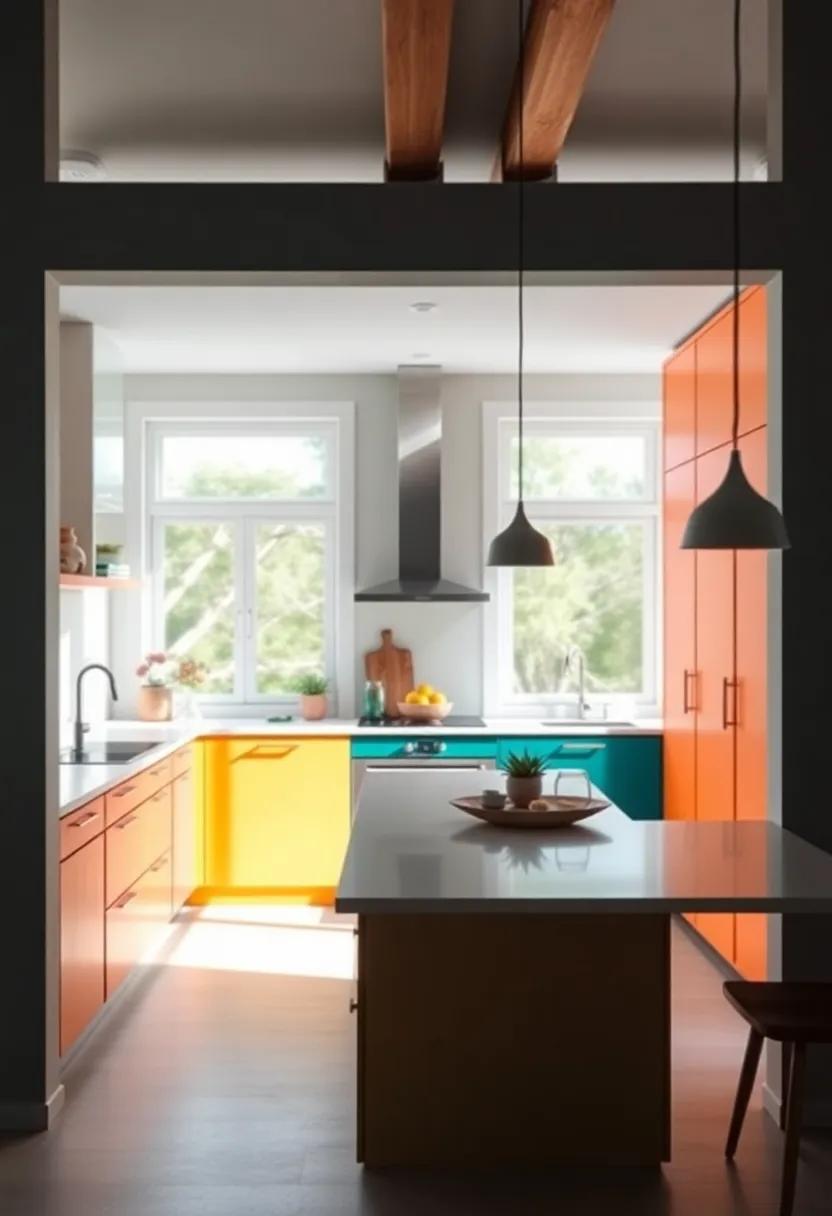 Modern Minimalism Meets⁤ Vibrancy:⁣ Blending Sleek Designs with Colorful ⁤Touches