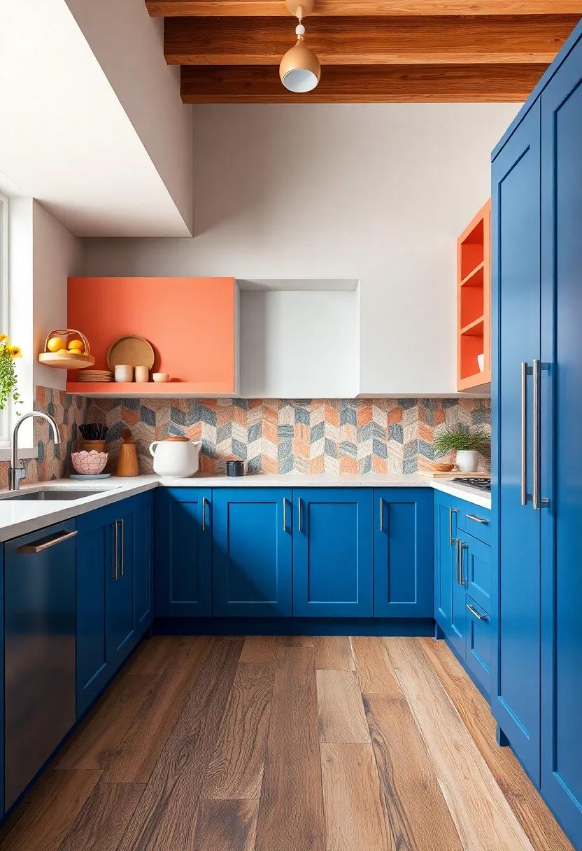 Mixing and Matching: Creating Eclectic⁢ Patterns with colorful Cabinetry