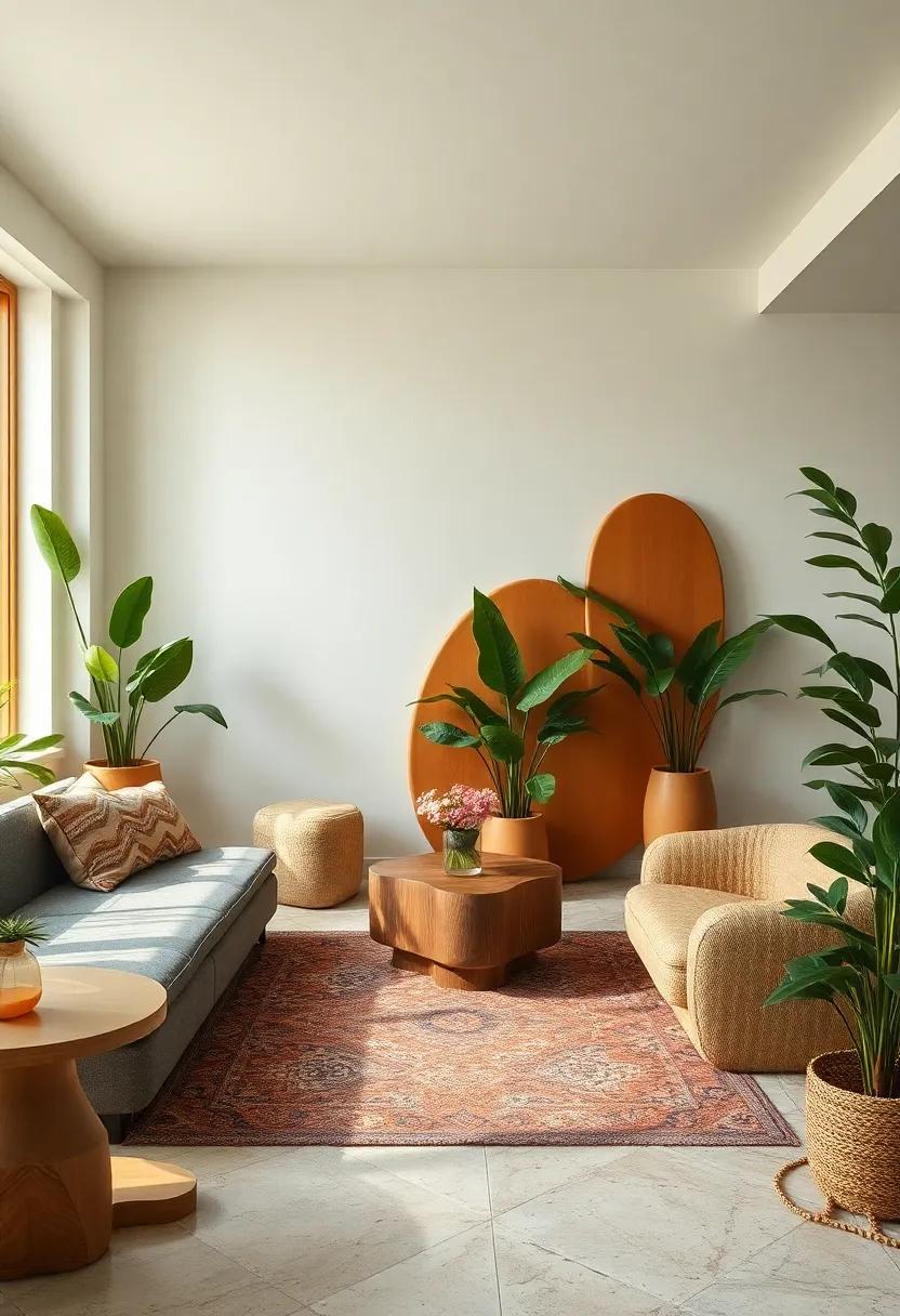 Nature’s‌ Touch: ⁣Integrating Organic Shapes and Materials into Spaces