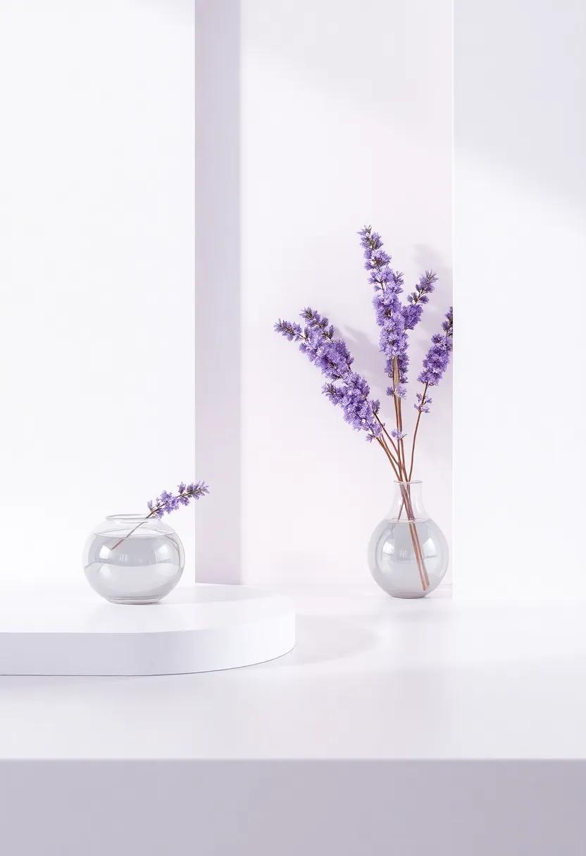 Cohesive Design:⁣ Blending Lavender and Platinum for Stunning Effects