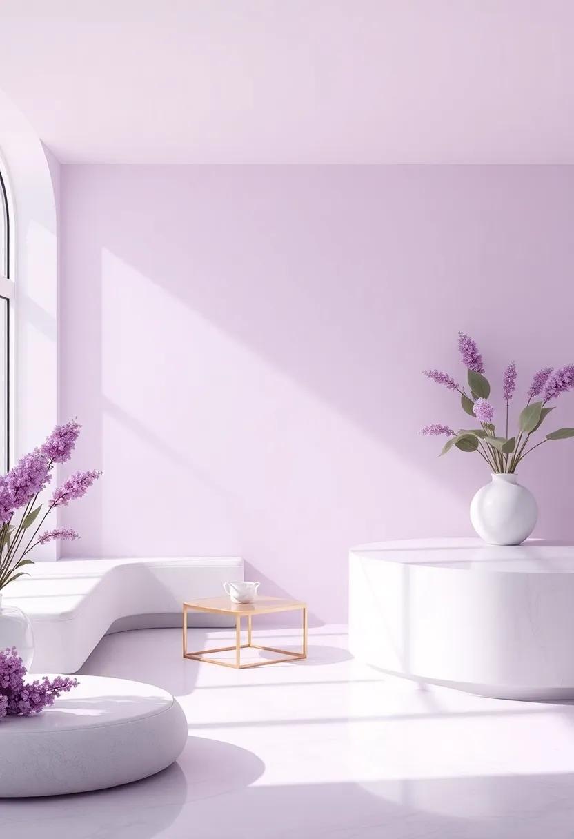 Creating Harmonious Spaces with Lavender and Platinum contrasts