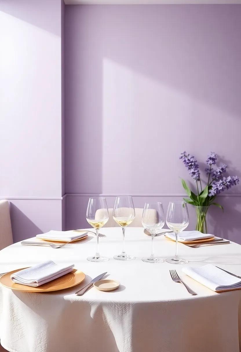 Lavender⁢ and Platinum: A Match ⁤Made in⁢ Stylish ⁢Dining ‌Experiences