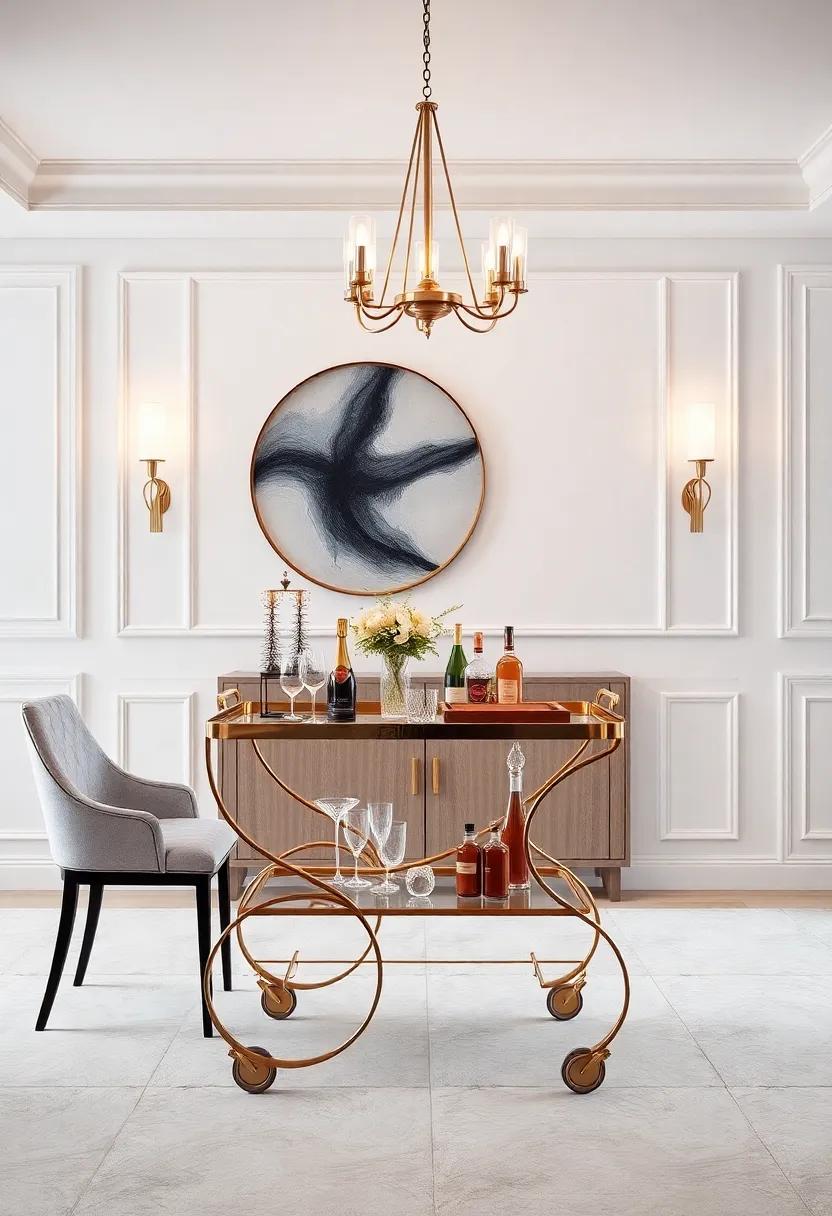 Unique Bar Carts That Add a Touch of Glamour⁣ to Your ⁤dining Room