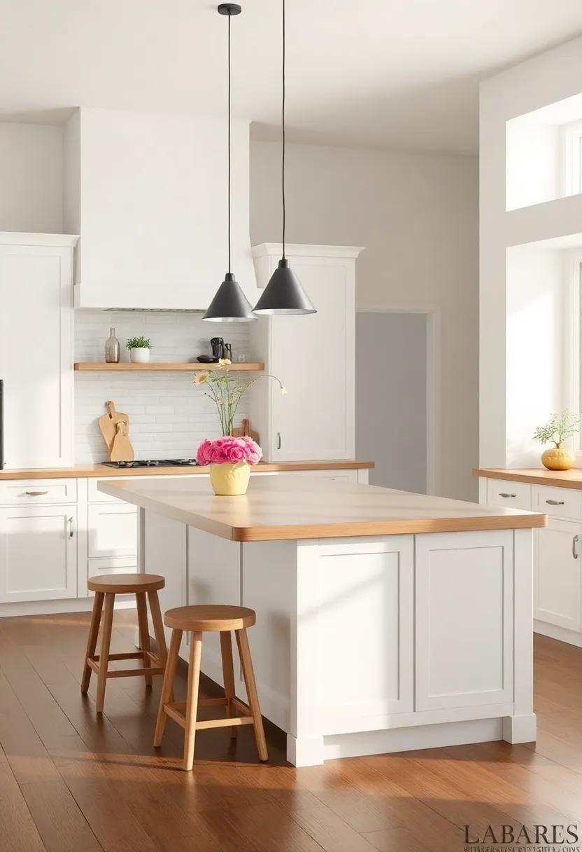 Bright and Airy Color Palettes to Illuminate Your Farmhouse Kitchen Island