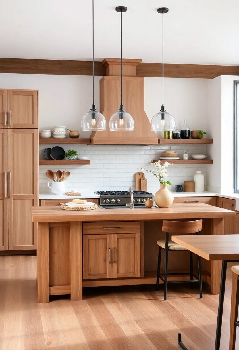 Charming Rustic Designs That Celebrate Farmhouse Aesthetics in Kitchen Islands