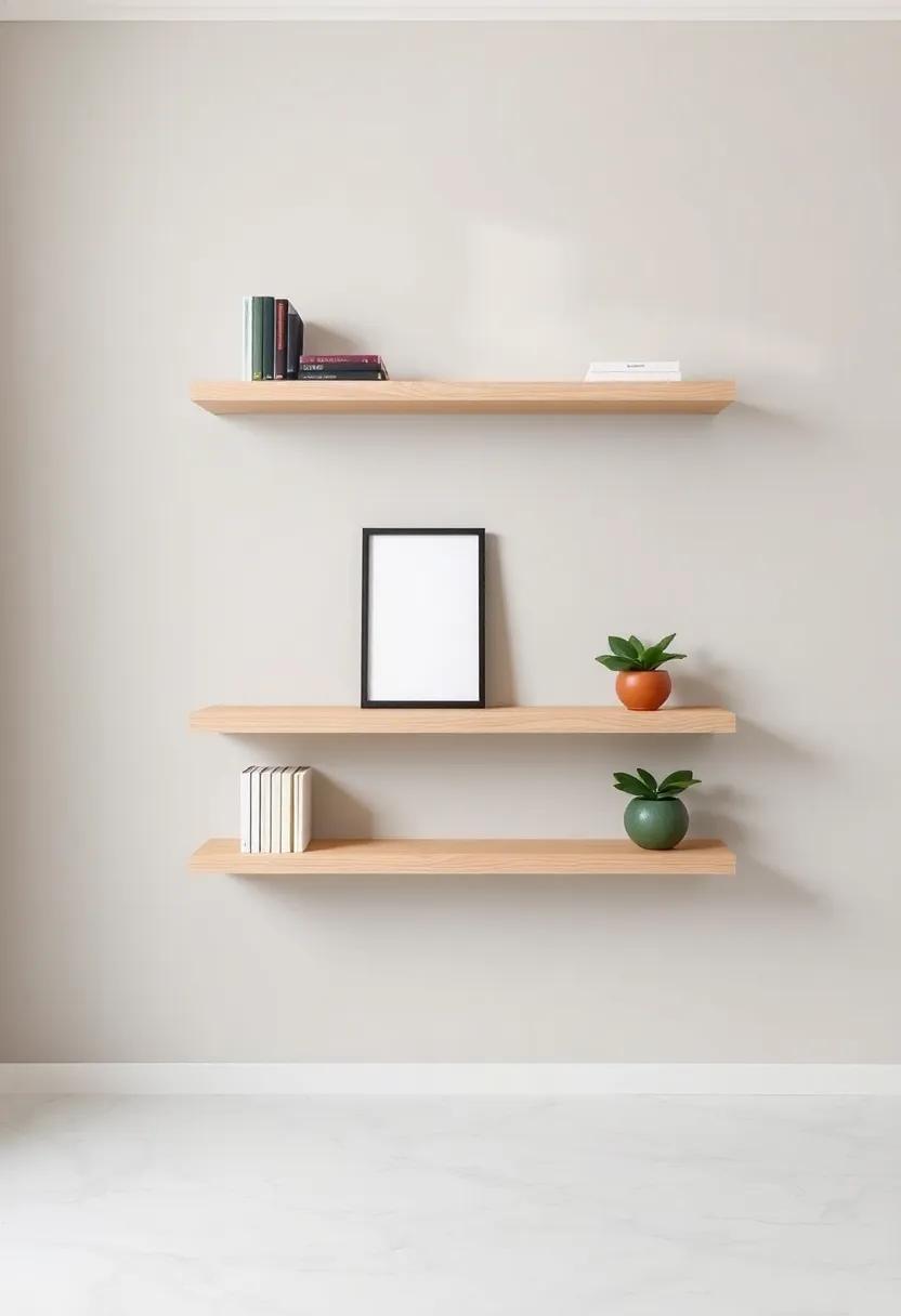 Elevate Your ⁣Living Room With Elegant Floating Shelves‌ that‌ Maximize Space