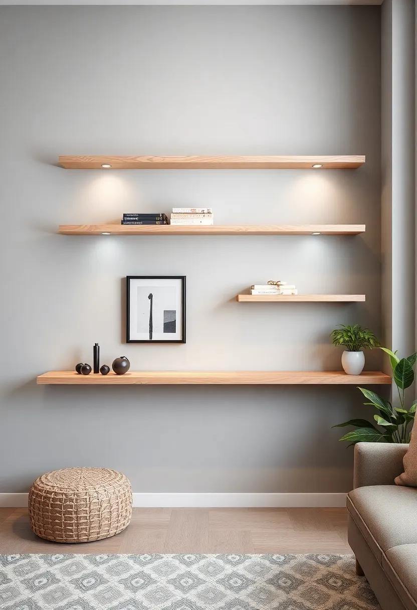 Functional ​and Fashionable: Urban Floating Shelf Ideas for Small Spaces