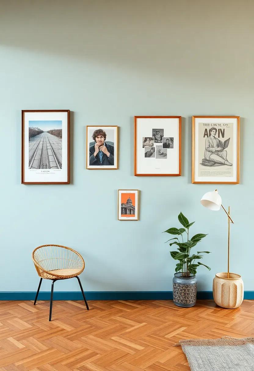 Mood ⁤Board Inspirations:⁣ Curating a Grandmillennial Wall Aesthetic