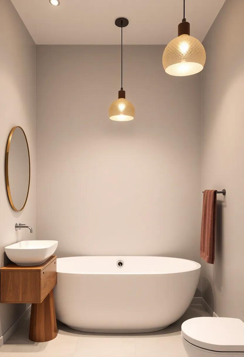 illuminate Your guest bathroom with Stunning Pendant Lighting Ideas