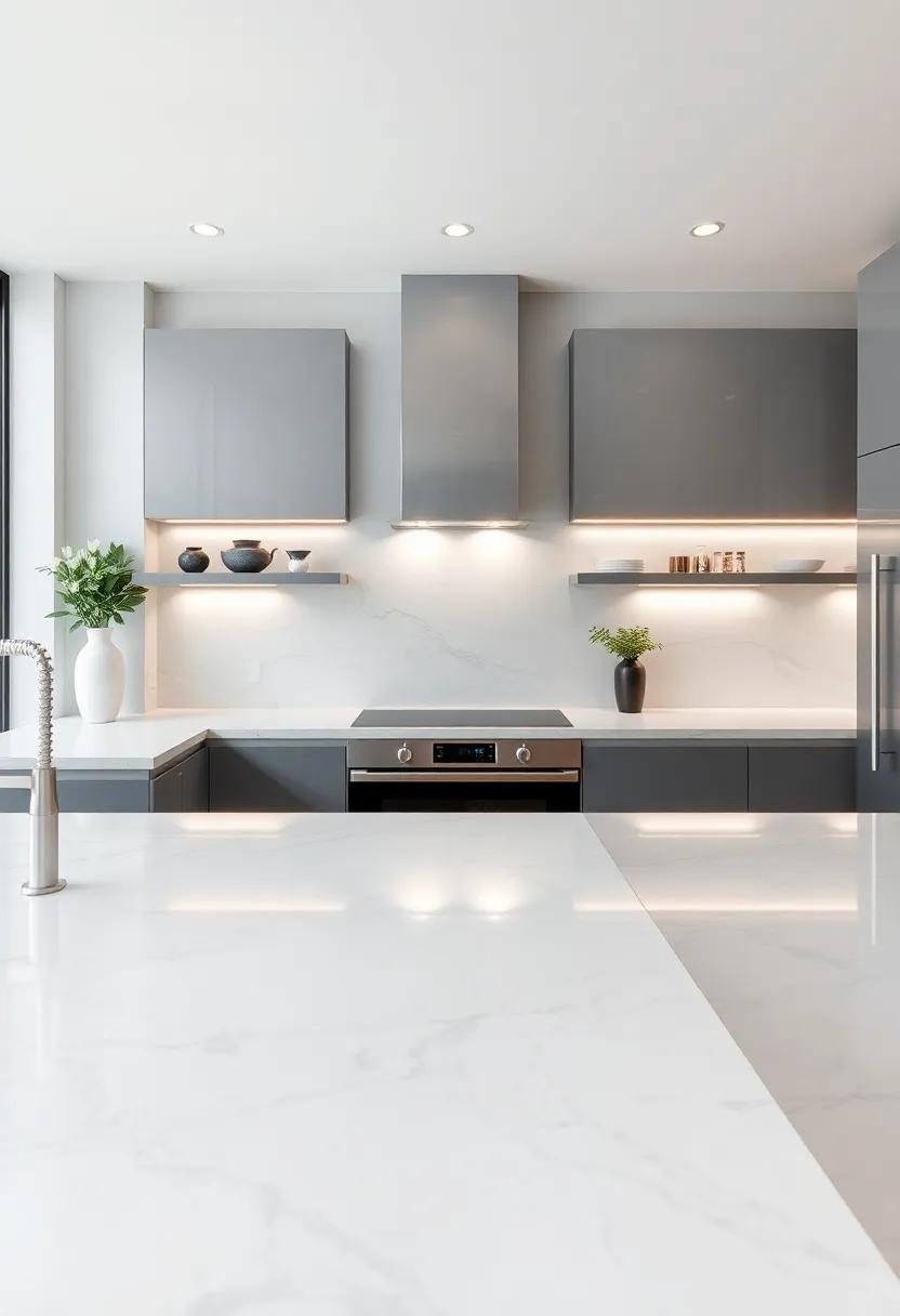 Choosing⁢ the Right Countertops: Balancing Function and Beauty⁤ in Silver and‍ Gray