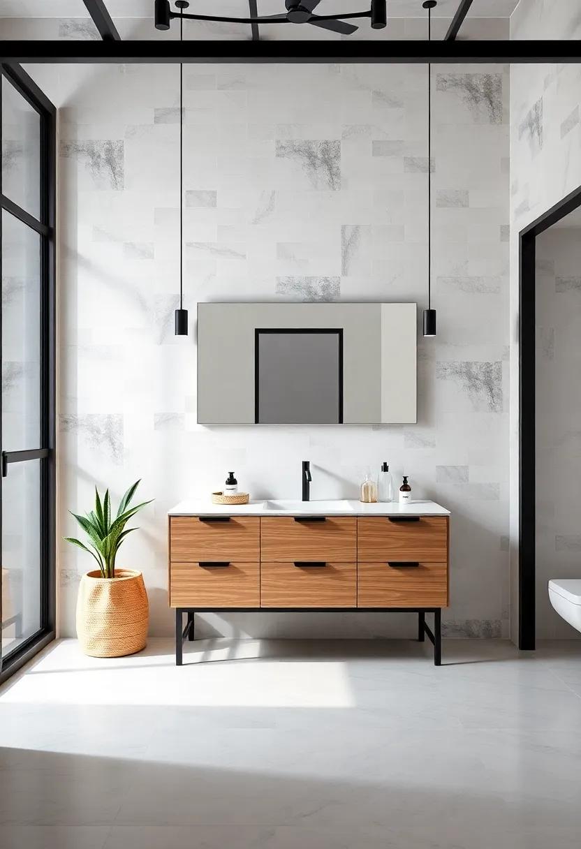 The Essence of Minimalism in Industrial bathroom Design