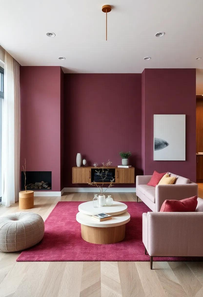 The​ Subtle Beauty of ‌Cool Plum⁢ and⁢ Soft Oak Textures