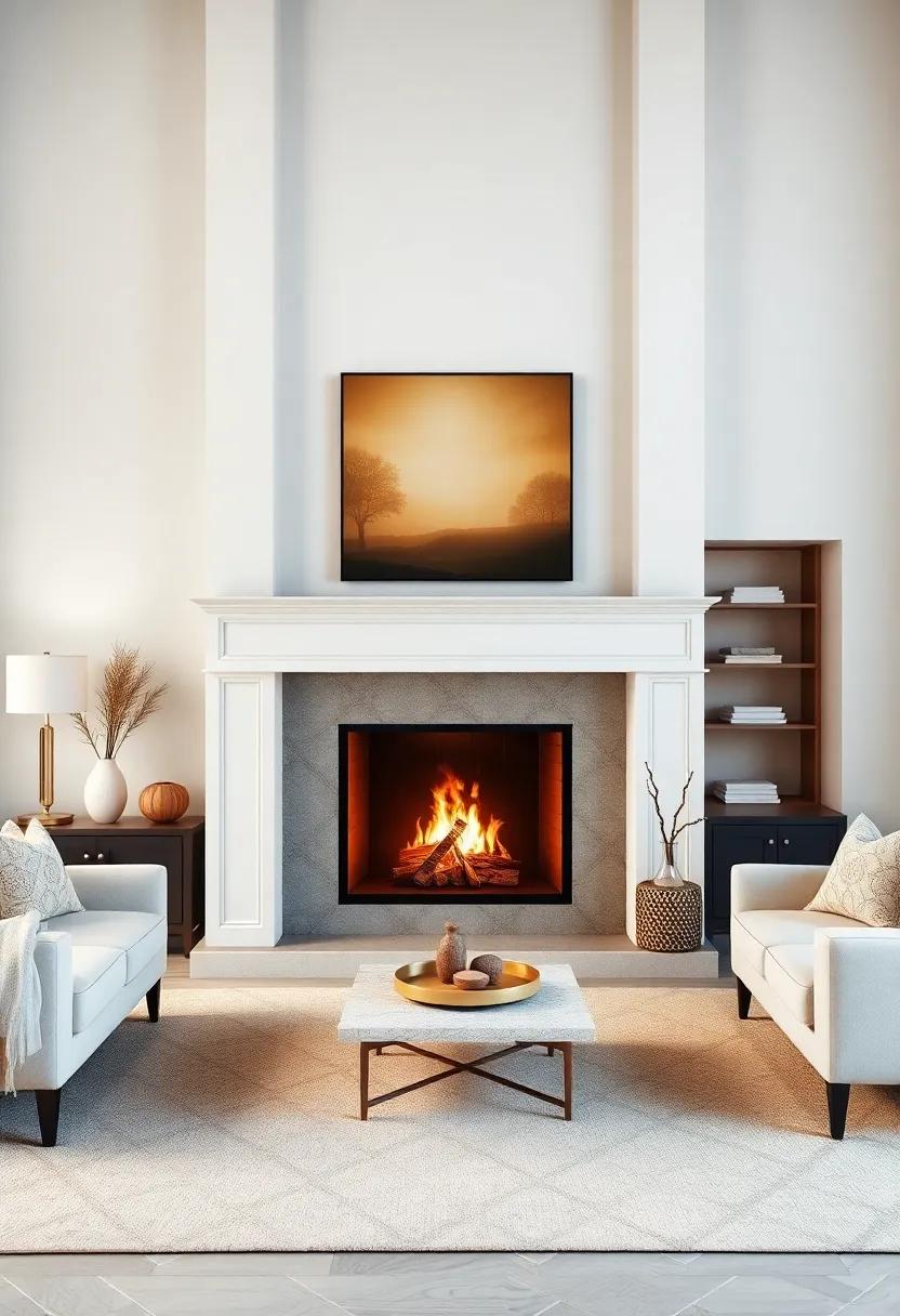 Embracing ​Warmth with a Classic Fireplace as the Centerpiece of Your Living Space