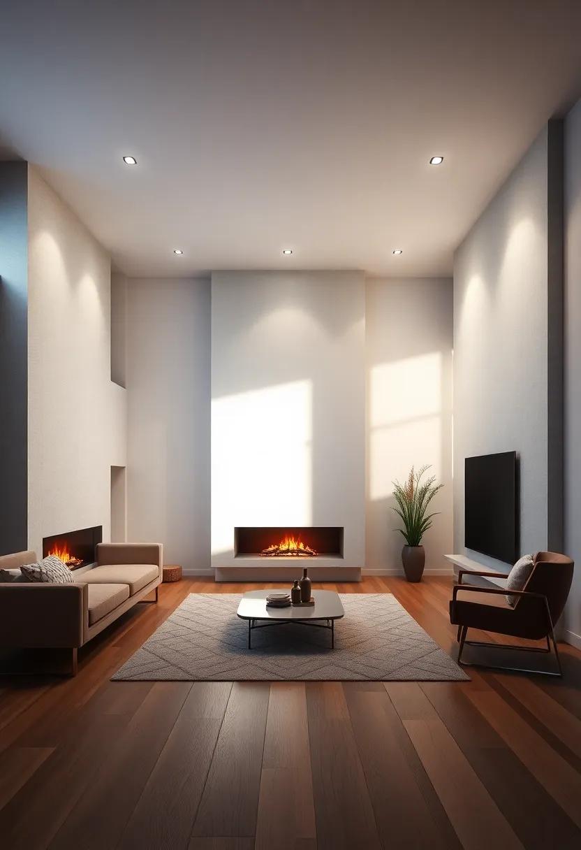 Lighting Techniques that Highlight Architectural Features and fireplaces