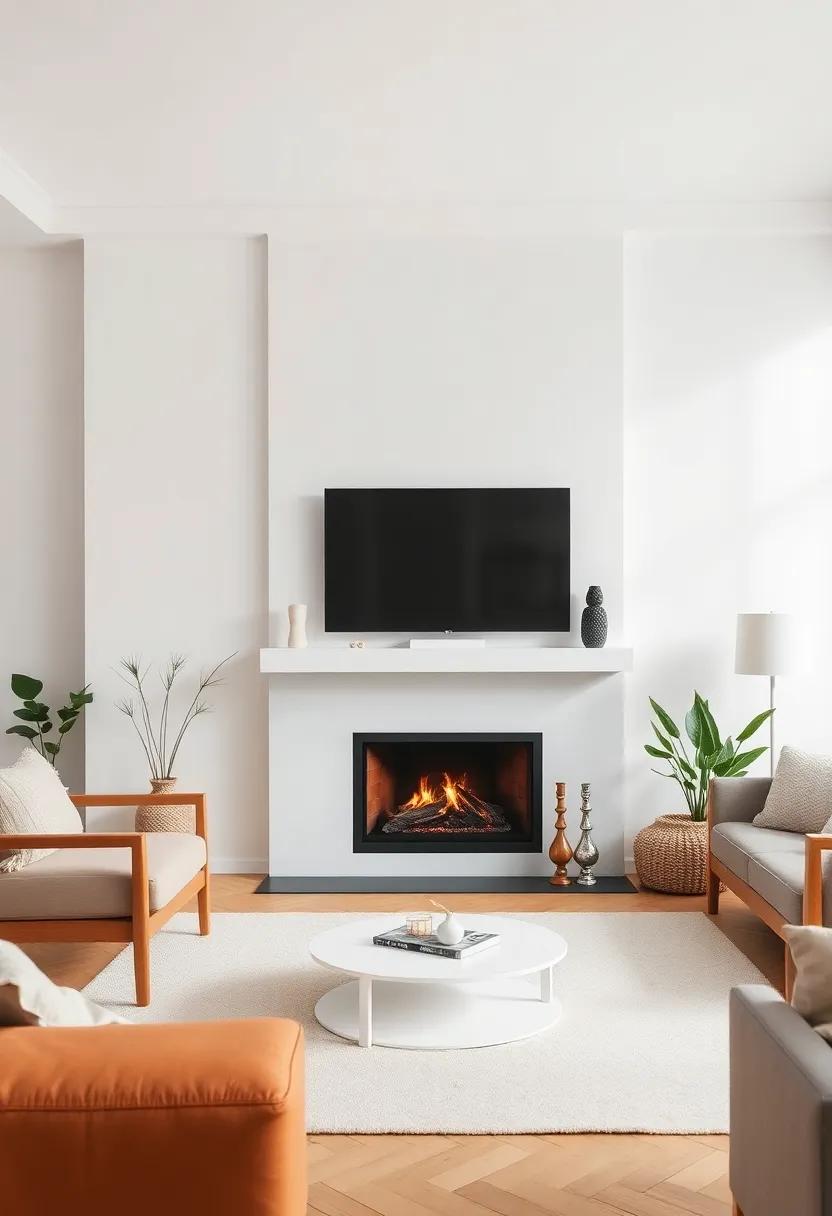 Adding Decorative elements To Create A Focal Point ‌Around The Fireplace