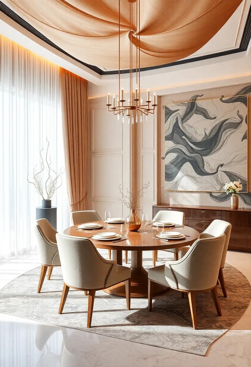 Sophisticated Textiles: Fabrics That Add an Opulent Touch to Dining ​Spaces