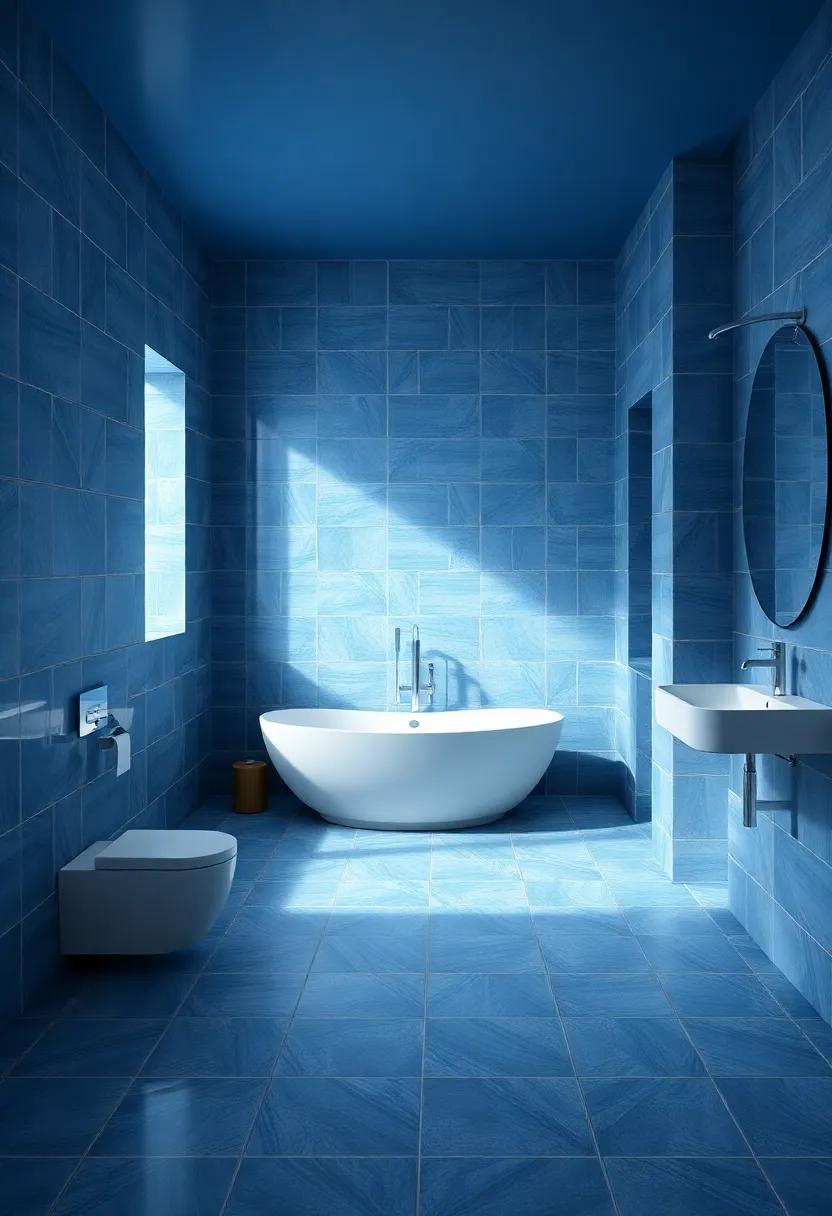 Creating a Calm Oasis with Shades of Blue in Your Bathroom