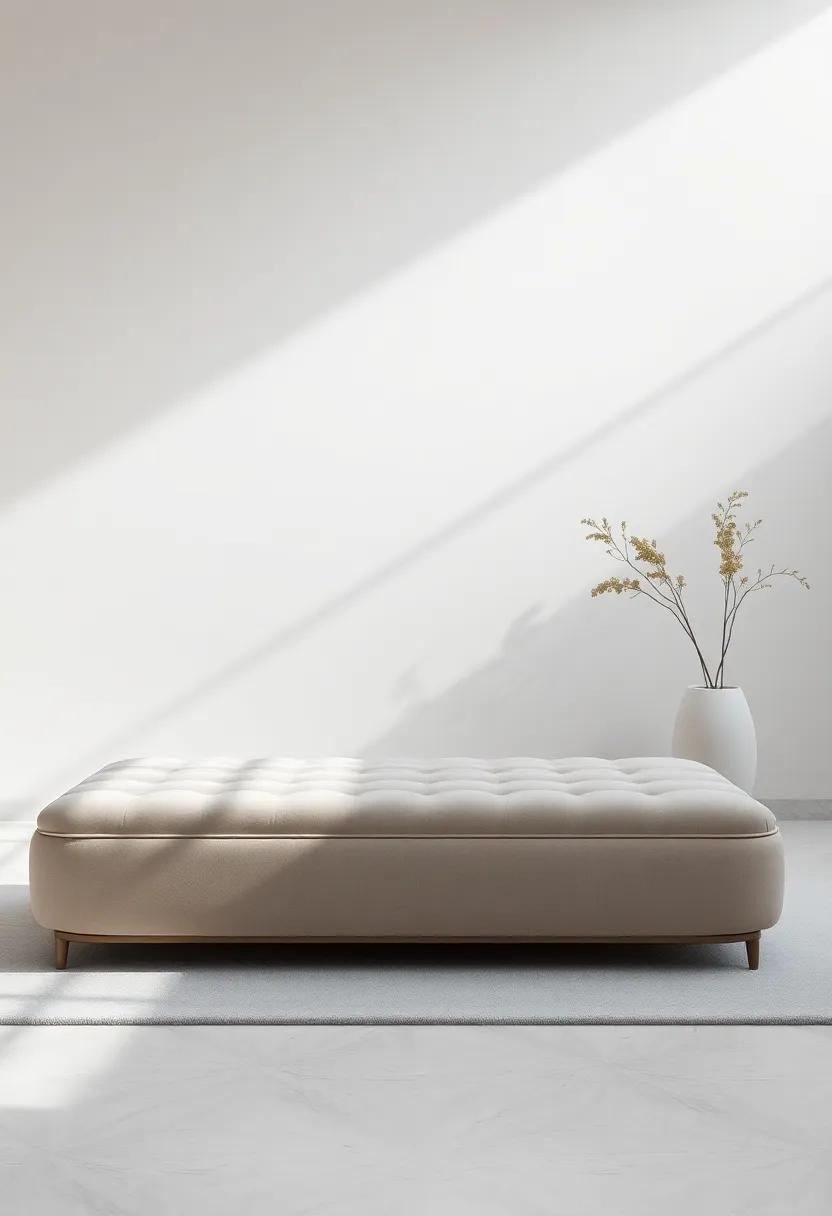 Ottomans in Contemporary Luxury: Minimalist ⁣and Elegant