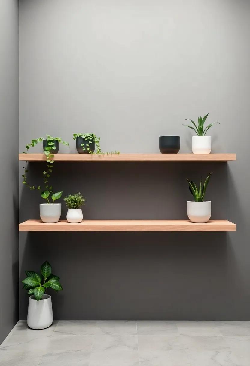 Create Little Moments ​of ​Zen with Plants Placed Strategically on Shelves