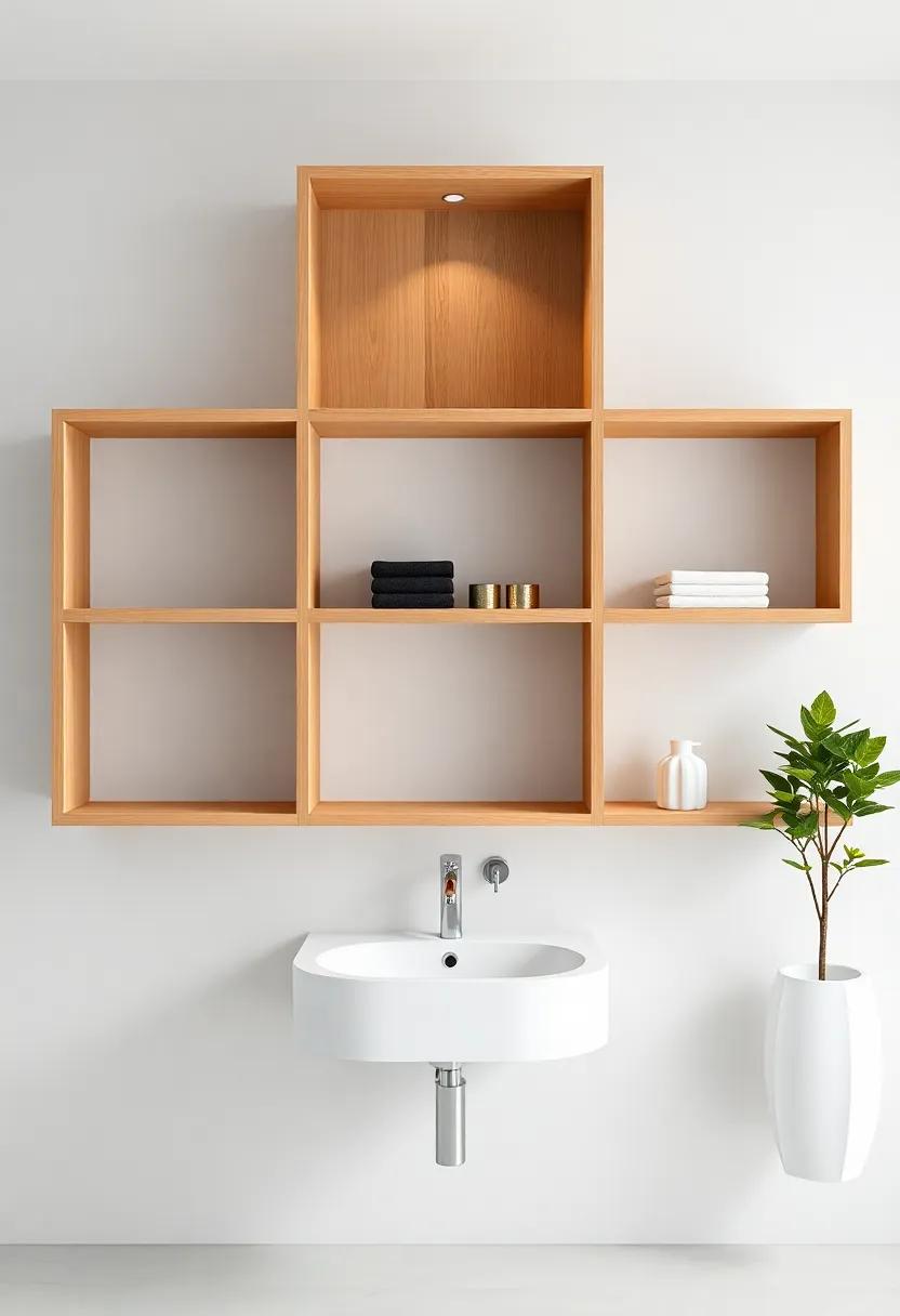 Explore the ⁤Beauty of Geometric Shelves to⁤ Maximize Space and Visual Appeal