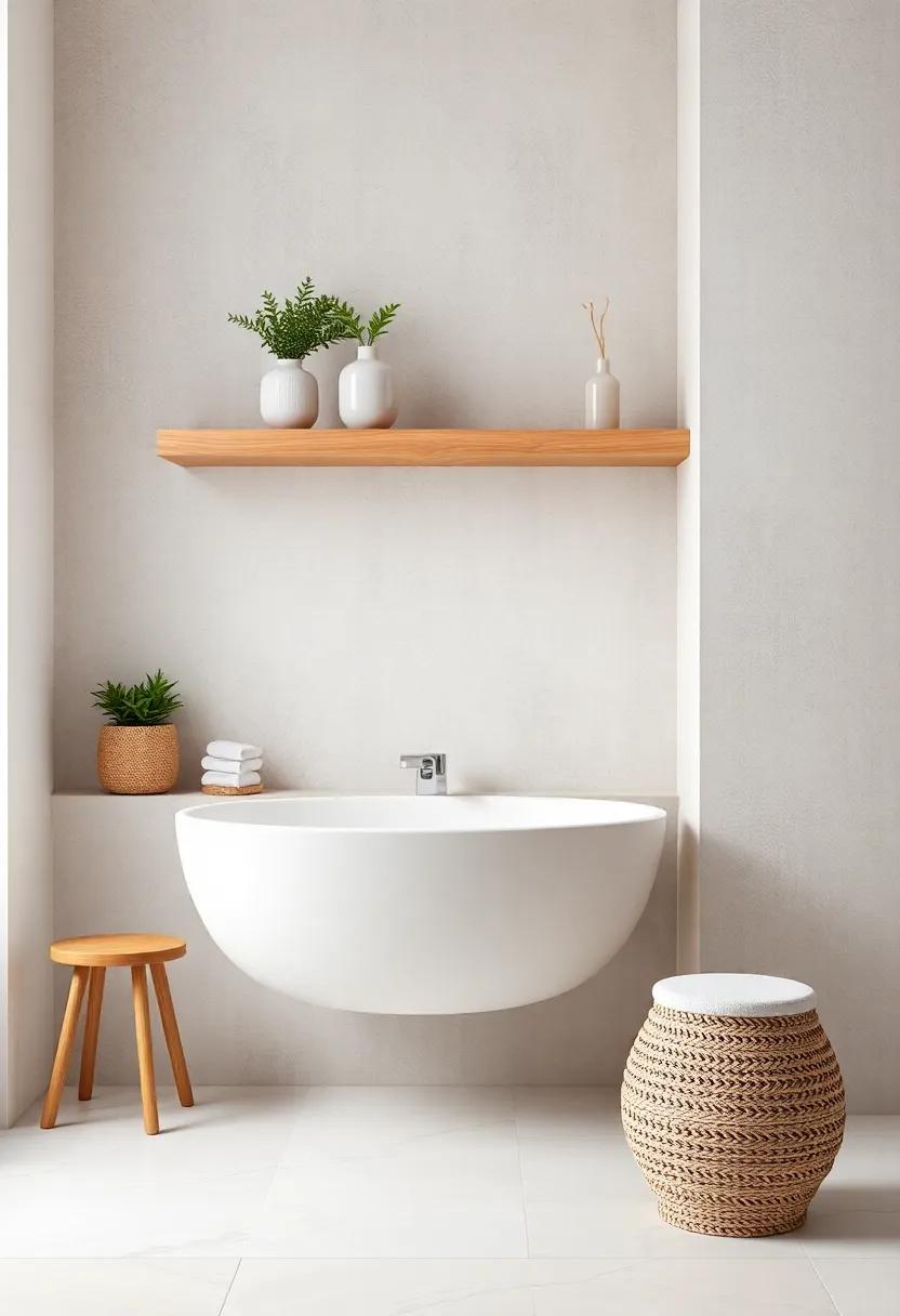 Transform⁢ Your Bathroom with Natural Wood Shelving ​for a Warm, Earthy ​Feel