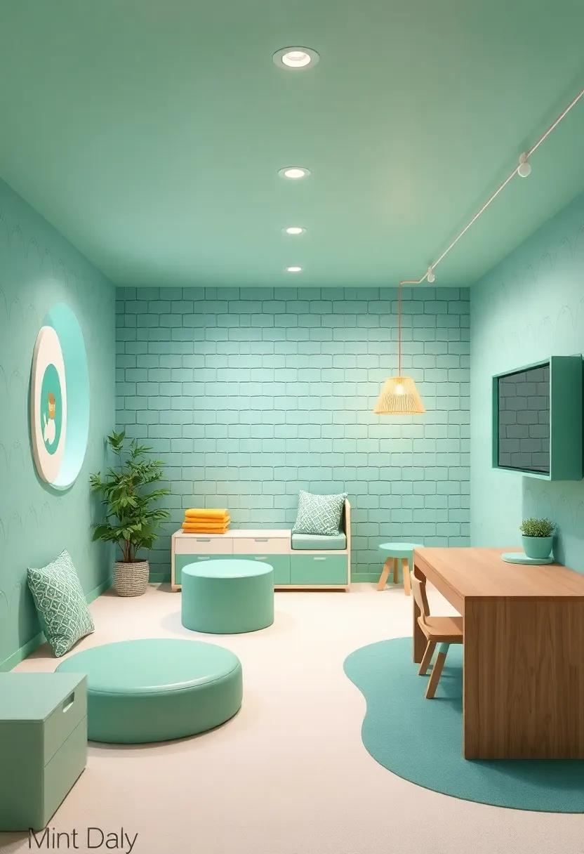 Interactive Play Areas: Designing mint Green Zones⁣ for Exploration and​ Fun