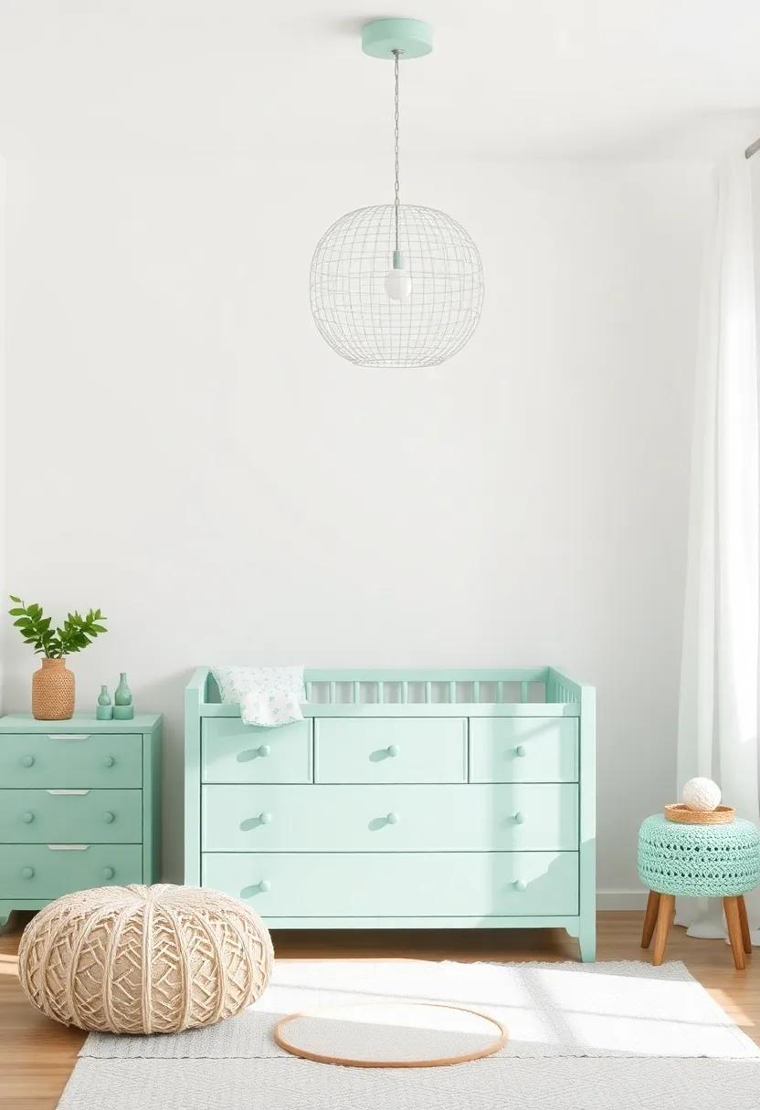 Transforming Everyday Elements: Incorporating Mint green into a Boys Nursery Theme