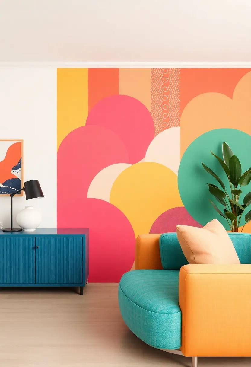 Colorful Chaos: ​The‌ Playfulness‌ of Layering Patterns in Design