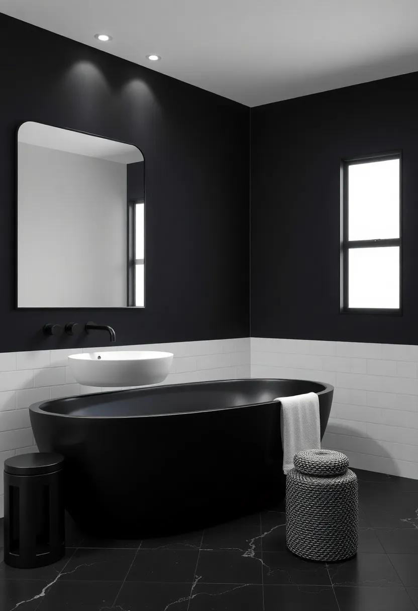 Creating a Bold Contrast: Pairing Black with Light Colors