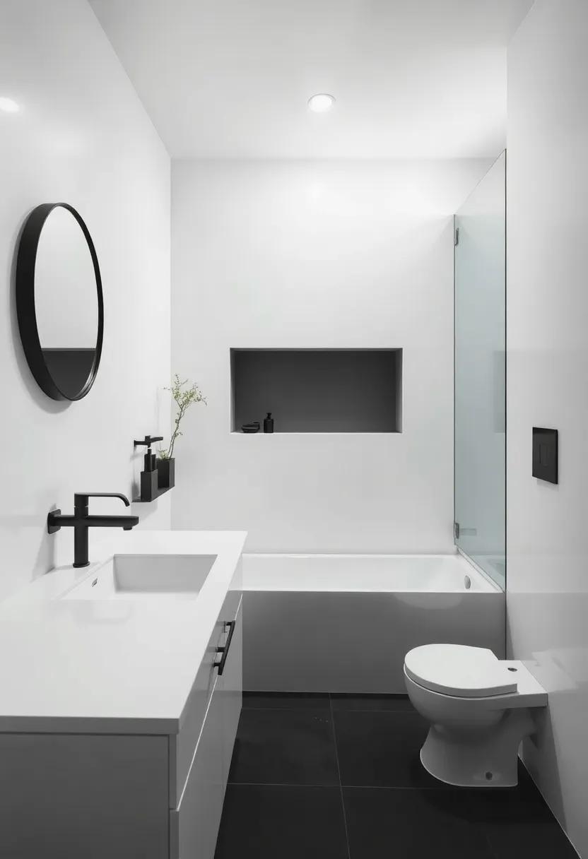 Inviting Adventure: ‌Embracing Black Fixtures in⁣ a Minimalistic⁢ Space